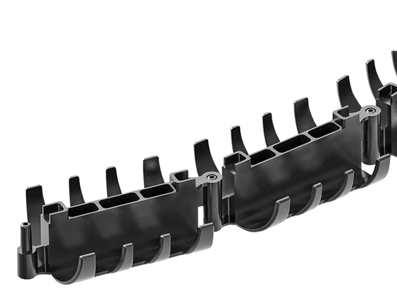 Gaine de câbles horizontale